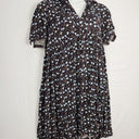 Outland Denim Gathered Floral Shirt Midi Dress Size M by SwapUp-Online Second Hand Store-Online Thrift Store