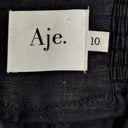 Aje Asymmetric Gathered Linen Pants Size 10 by SwapUp-Online Second Hand Store-Online Thrift Store
