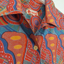 On Safari Vintage Clay Patterened Blouse Size 16 by SwapUp-Online Second Hand Store-Online Thrift Store
