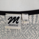 Maglia Scooped Casual Patterned Top Size 20 by SwapUp-Online Second Hand Store-Online Thrift Store