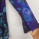 Smooth Draped Indigo Watercolour Top Size M by SwapUp-Online Second Hand Store-Online Thrift Store