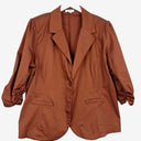 Bird Keepers Chocolate Light Single Breasted Blazer Size 22 by SwapUp-Online Second Hand Store-Online Thrift Store