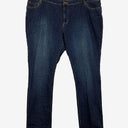 MS Embroidered Tapered Dark Denim Jeans Size 22 by SwapUp-Online Second Hand Store-Online Thrift Store
