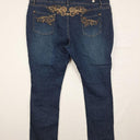 MS Embroidered Tapered Dark Denim Jeans Size 22 by SwapUp-Online Second Hand Store-Online Thrift Store