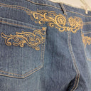 MS Embroidered Tapered Dark Denim Jeans Size 22 by SwapUp-Online Second Hand Store-Online Thrift Store