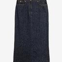 Scanlan Theodore Indigo Denim Full-Length Skirt Size 10 by SwapUp-Online Second Hand Store-Online Thrift Store