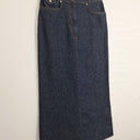 Scanlan Theodore Indigo Denim Full-Length Skirt Size 10 by SwapUp-Online Second Hand Store-Online Thrift Store