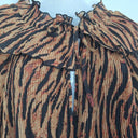 Ganni Leopard Print Pleated Midi Dress Size M by SwapUp-Online Second Hand Store-Online Thrift Store