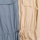 VENROY White and Blue Playful Jumpsuit Size S by SwapUp-Online Second Hand Store-Online Thrift Store