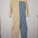VENROY White and Blue Playful Jumpsuit Size S by SwapUp-Online Second Hand Store-Online Thrift Store
