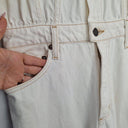 Agolde White Denim Staple Jumpsuit Size XS by SwapUp-Online Second Hand Store-Online Thrift Store