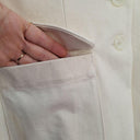 MATIN Classic Collarless Cotton Canvas Blazer Size 6 by SwapUp-Online Second Hand Store-Online Thrift Store