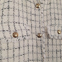 Anine Bing Ivory Tweed Raw Edge Classic Blazer Size S by SwapUp-Online Second Hand Store-Online Thrift Store
