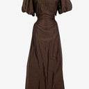 Sir Chocolate Anje Puff Sleeve Gown Dress Size Silk, Cotton by SwapUp-Online Second Hand Store-Online Thrift Store
