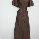 Sir Chocolate Anje Puff Sleeve Gown Dress Size Silk, Cotton by SwapUp-Online Second Hand Store-Online Thrift Store