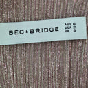 Bec & Bridge Metallic Tulip Sleeve Twist Midi Dress Size 6 by SwapUp-Online Second Hand Store-Online Thrift Store