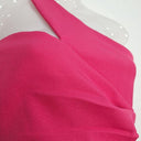 Selfie Leslie Hot Pink Asymmetric Cocktail Mini Dress Size 8 by SwapUp-Online Second Hand Store-Online Thrift Store