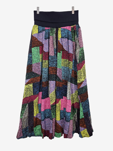 Elk Funky Geometric Glitch Skirt Size 6 by SwapUp-Online Second Hand Store-Online Thrift Store