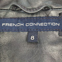 French Connection Classic Fitted Leather Jacket Size 8 by SwapUp-Online Second Hand Store-Online Thrift Store