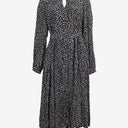 Witchery Pleated Navy Floral Midi Dress Size 8 by SwapUp-Online Second Hand Store-Online Thrift Store