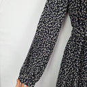Witchery Pleated Navy Floral Midi Dress Size 8 by SwapUp-Online Second Hand Store-Online Thrift Store