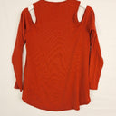 Witchery Terracotta Cold Shoulder Top Size S by SwapUp-Online Second Hand Store-Online Thrift Store