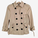 Burberry Cropped Classic Jacket Size 6 by SwapUp-Online Second Hand Store-Online Thrift Store