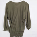 DKNY Khaki Bat Sleeve Comfy Jumper Size M by SwapUp-Online Second Hand Store-Online Thrift Store