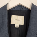 Trenery Mid Blue Flecked Belted Blazer Size 10 by SwapUp-Online Second Hand Store-Online Thrift Store