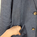 Trenery Mid Blue Flecked Belted Blazer Size 10 by SwapUp-Online Second Hand Store-Online Thrift Store