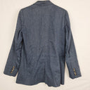 Trenery Mid Blue Flecked Belted Blazer Size 10 by SwapUp-Online Second Hand Store-Online Thrift Store