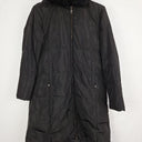 Feathers Hooded Faux Fur Icicle Puffer Jacket Size M by SwapUp-Online Second Hand Store-Online Thrift Store