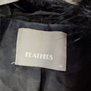 Feathers Hooded Faux Fur Icicle Puffer Jacket Size M by SwapUp-Online Second Hand Store-Online Thrift Store
