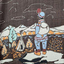 Olga De Polga Chocolate Illustrated Hiker Top Size M by SwapUp-Online Second Hand Store-Online Thrift Store