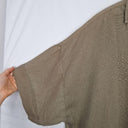 Nude Lucy Oversized Khaki Boxy Linen Shirt Size S by SwapUp-Online Second Hand Store-Online Thrift Store