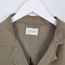 Nude Lucy Oversized Khaki Boxy Linen Shirt Size S by SwapUp-Online Second Hand Store-Online Thrift Store