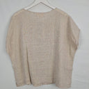Naturals Linen Button Up Effortless Top Size M by SwapUp-Online Second Hand Store-Online Thrift Store