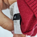 Max&Co Burgundy Tied Neck Winter Staple Jumper Size M by SwapUp-Online Second Hand Store-Online Thrift Store