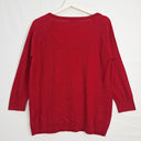 Max&Co Burgundy Tied Neck Winter Staple Jumper Size M by SwapUp-Online Second Hand Store-Online Thrift Store