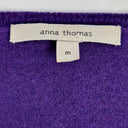 anna thomas Violet Wool Blend Cropped Cardigan Size M by SwapUp-Online Second Hand Store-Online Thrift Store