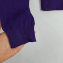 anna thomas Violet Wool Blend Cropped Cardigan Size M by SwapUp-Online Second Hand Store-Online Thrift Store