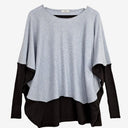 POL Bat Sleeve Asymmetric Knit Jumper Size S by SwapUp-Online Second Hand Store-Online Thrift Store