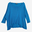 Assorted Brands Azure Deep Scoop Knit Dress Size M by SwapUp-Online Second Hand Store-Online Thrift Store