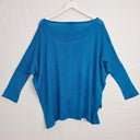 Assorted Brands Azure Deep Scoop Knit Dress Size M by SwapUp-Online Second Hand Store-Online Thrift Store