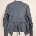 Joseph Ribkoff Faux Leather Waterfall Jacket Size 14 by SwapUp-Online Second Hand Store-Online Thrift Store