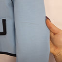 anna thomas Smart Pale Blue Trimmed Jacket Size 14 by SwapUp-Online Second Hand Store-Online Thrift Store