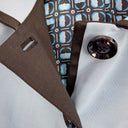 anna thomas Smart Pale Blue Trimmed Jacket Size 14 by SwapUp-Online Second Hand Store-Online Thrift Store