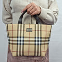 Burberry Iconic Checked Tope Handle Bag Size None by SwapUp-Online Second Hand Store-Online Thrift Store