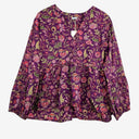 Karma East Kyra Periwinkle Frilled Blouse Size XXXL by SwapUp-Online Second Hand Store-Online Thrift Store