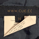 Cue Sleek Black Mini Skirt Size 14 by SwapUp-Online Second Hand Store-Online Thrift Store